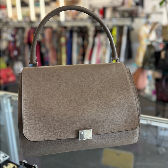 Celine Leather Taupe Large Hand Bag - Picture 10 of 10